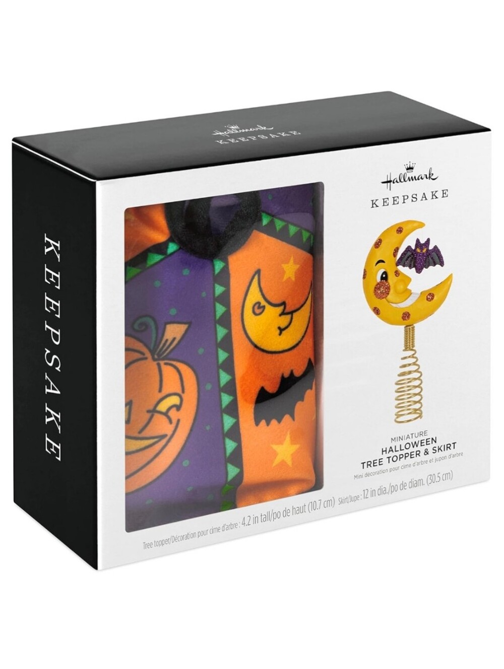 Hallmark Mini Halloween Tree Skirt And Topper New